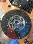 Диск сцепления усиленный D=430*240, 10шл D6CA DV11, DV15T, DV15TIS DE12TIS F17E EF750 T15S6 ZF16S  Daewoo Novus Дэу Новус HD Gold Trago 3312000540 3312000280, 3312000180,  1215300020, 96779866 411007F000 411007L100 3312001120 411007F215 VKD33099 Корея