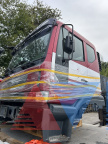 Кабина Daewoo Novus SE рестайлинг в сборе первой комплектности, цвет красный