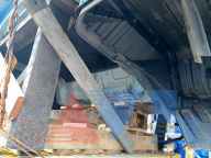 Кабина Hyundai HD78 в сборе D4DD цвет белой-синий БУ Контракт 721115H003 721215H003