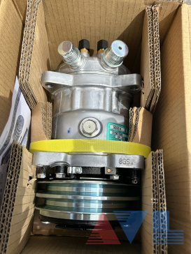 Компрессор на реф установку Киа Бонго - рефкомпрессор шкиф клиновидный 2A 12V - 12 куб.метра Sanden 100% Корея Новый Компрессор 5L14 S5329