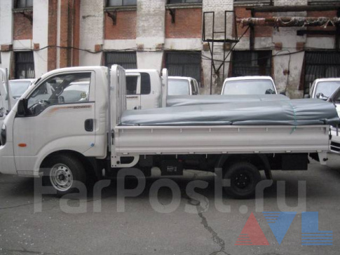 Тент 295см полотно со стяжкми Kia Bongo 3 Киа Бонго 3, хундай портер 2, однокабинник без каркаса - Новый! Корея! Оригинал!