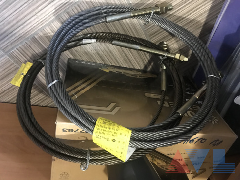 Трос выдвижения стрелы №2 L8650 на кму Soosan SCS746 SCS876 J11633 Новый Корея Оригинал