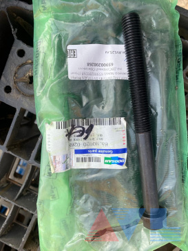 Болт ГБЦ DV15TIS DV15T Дэу Новус Daewoo Novus 65900200268 (16шт на ДВС) Новый Оригинал