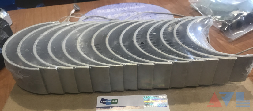 Вкладыши набор DE12, D2366 DE12T DE12TI DE12TIS шатунные STD 65024106106 65024106078  65024106084 Корея!