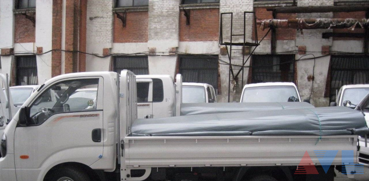 Тент 315-320см полотно со стяжкми Kia Bongo 3 Киа Бонго 3, хундай портер 2, однокабинник без каркаса - Новый! Корея! Оригинал!